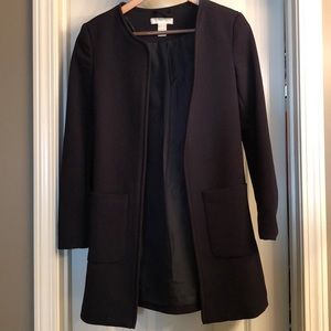 Navy blue H and M jacket.